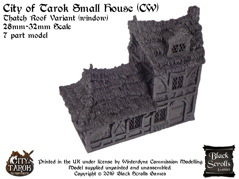 City of Tarok Small House (CW) - Thatch Roof With Top Window building suits 2...