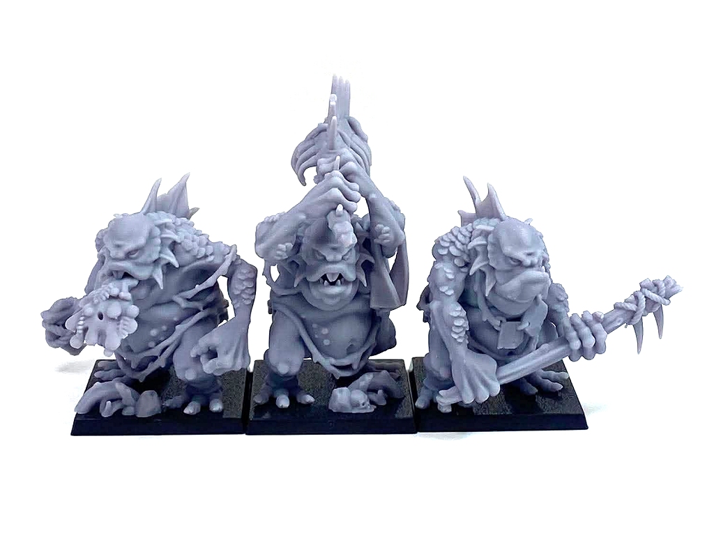 Highlands Swamp/River Trolls – Suits Warhammer The Old World/Fantasy Battles/Kings of War/Dragon Rampant – 28-32mm Scale - Image 2