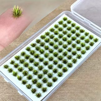 Static Grass Tufts (Various styles and colours) suitable for Warhammer Bases, Model Railway etc.