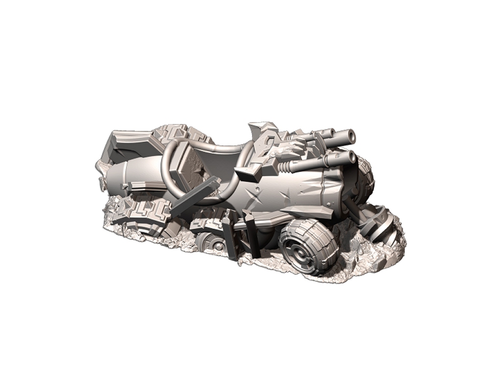 Txarli Factory Wrecked Ork Buggies - Suits Warhammer 40k, Stargrave, One Page Rules etc. - Image 4