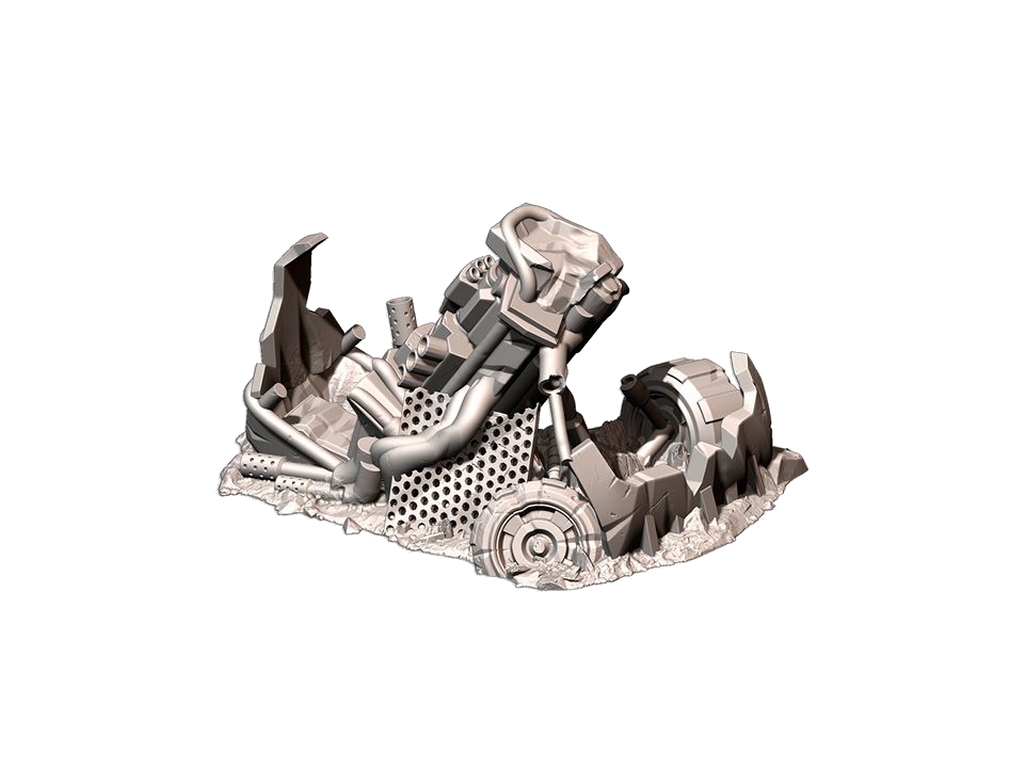 Txarli Factory Wrecked Ork Buggies - Suits Warhammer 40k, Stargrave, One Page Rules etc. - Image 14