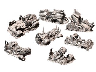 Wrecked Ork Buggies