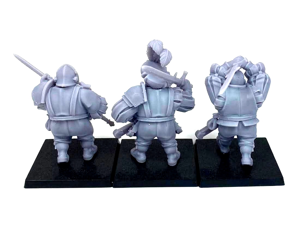 Highlands Miniatures Ogres with Zweihanders - Sunland Empire of Men - suits Warhammer, Kings of War, The Old World etc. - Image 3